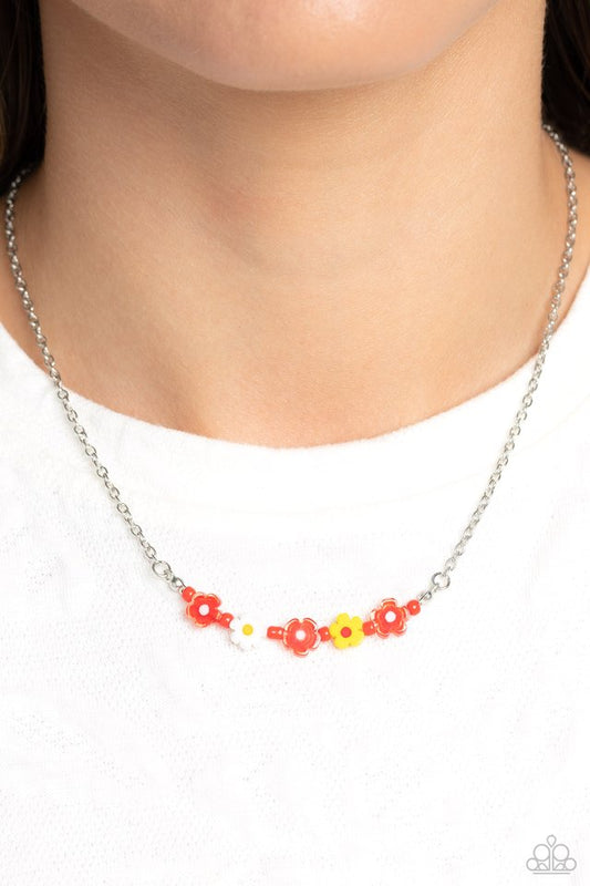 BOUQUET We Go - Red - Paparazzi Necklace Image