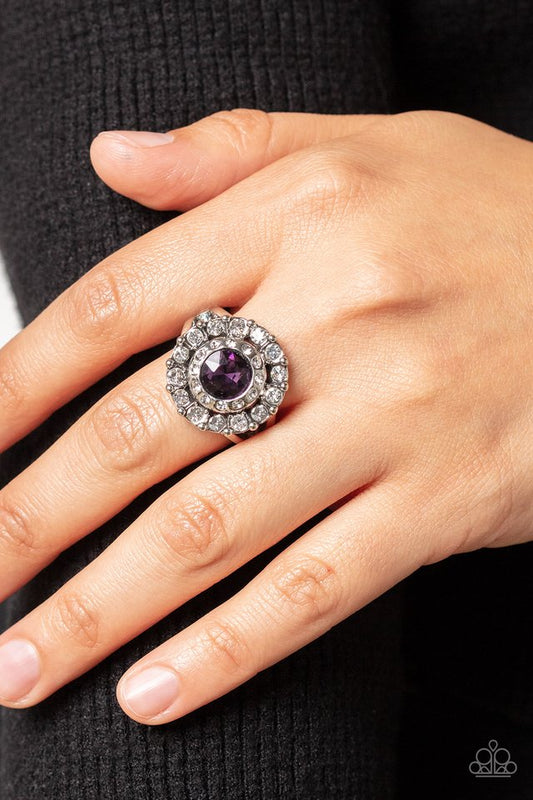 Twinkling Trance - Purple - Paparazzi Ring Image
