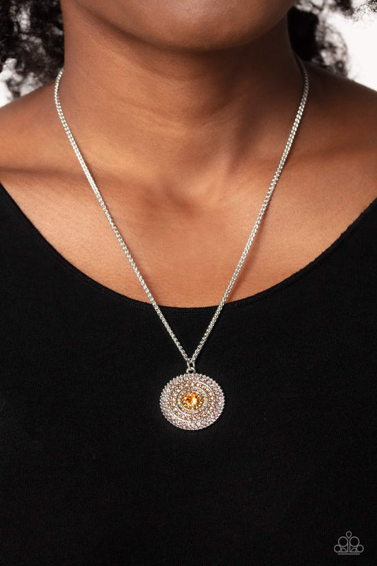 Mandala Masterpiece - Orange - Paparazzi Necklace Image