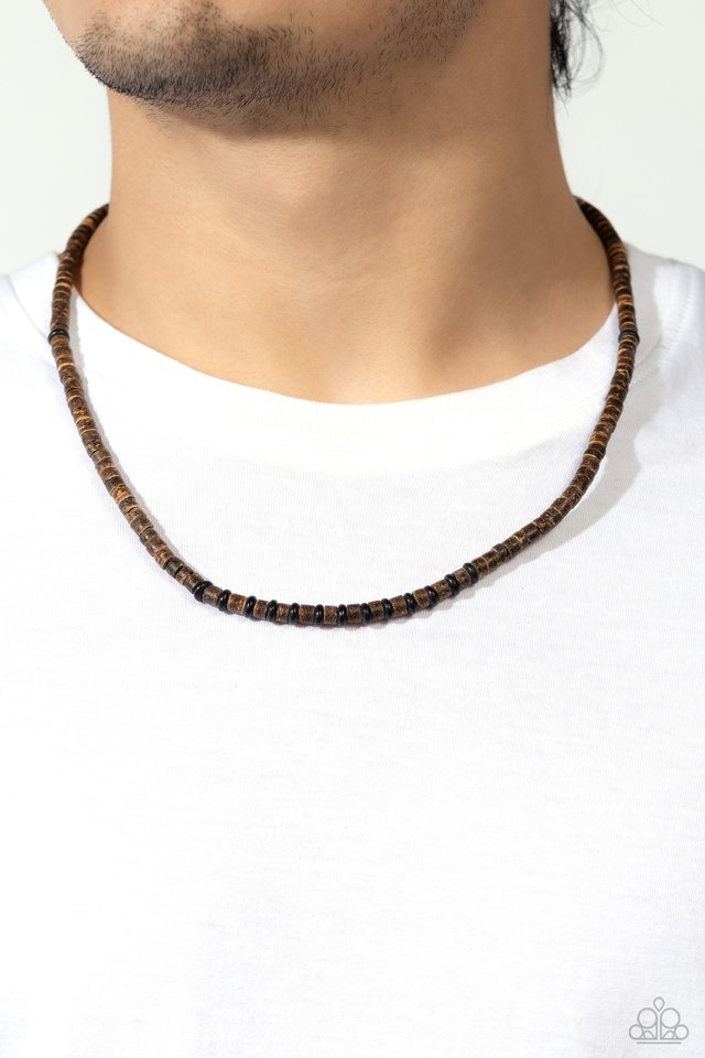 The WOOD Times - Black - Paparazzi Necklace Image