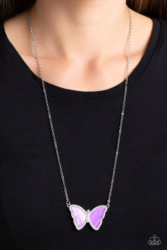 SHELL-bound - Purple - Paparazzi Necklace Image