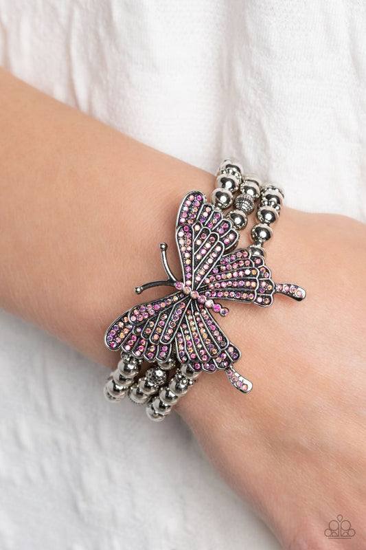 First WINGS First - Pink - Paparazzi Bracelet Image