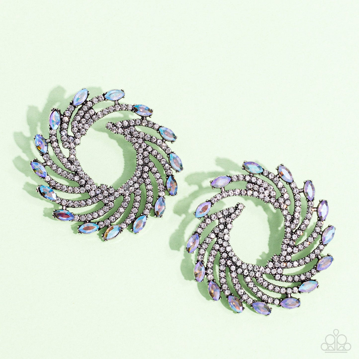 Paparazzi Earring ~ Firework Fanfare - Multi