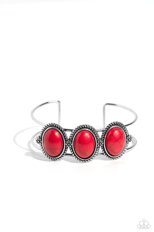 Badlands Backdrop - Red - Paparazzi Bracelet Image