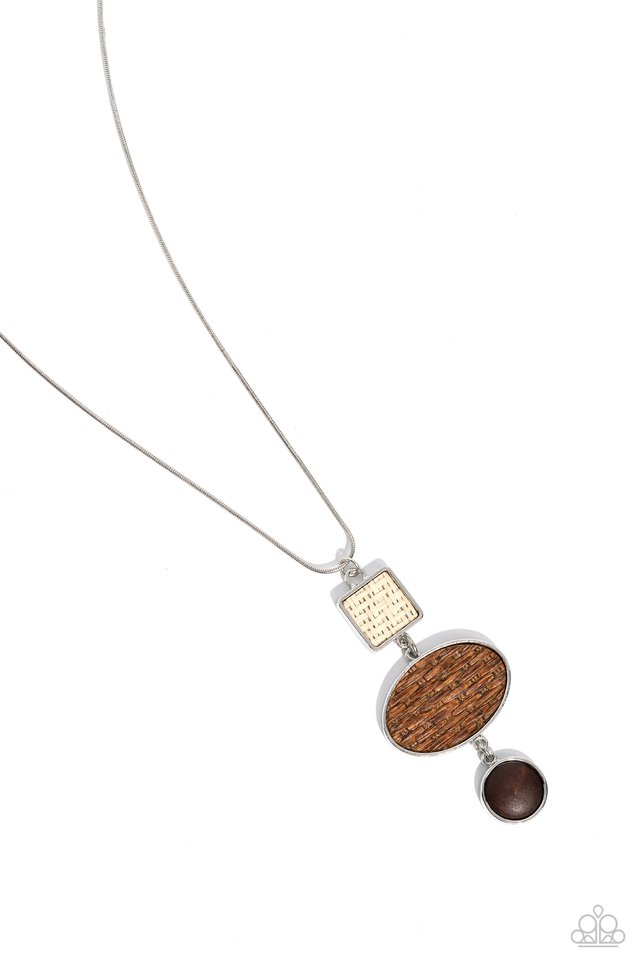 Walk the TWINE - Brown - Paparazzi Necklace Image