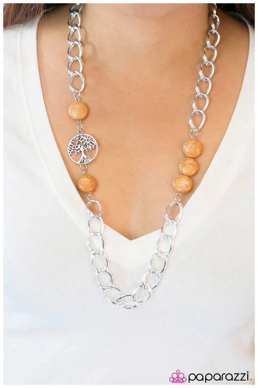 Paparazzi Necklace ~ Little Big Town - Yellow