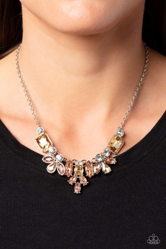 Prima Donna Dazzle - Brown - Paparazzi Necklace Image