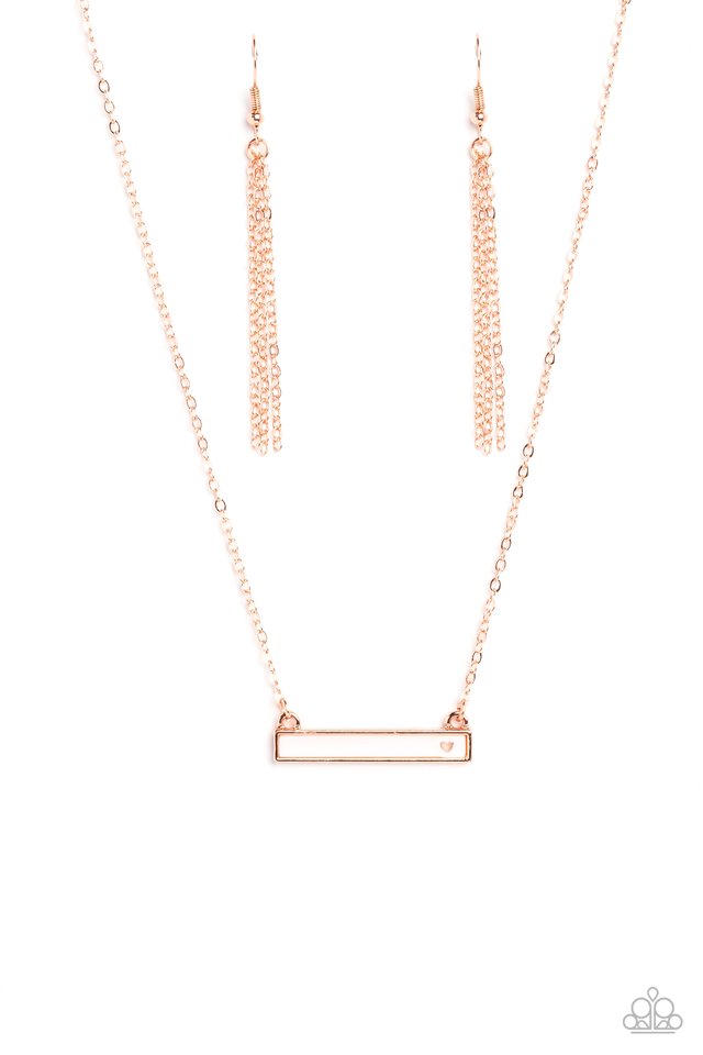 Devoted Darling - Copper - Paparazzi Necklace Image
