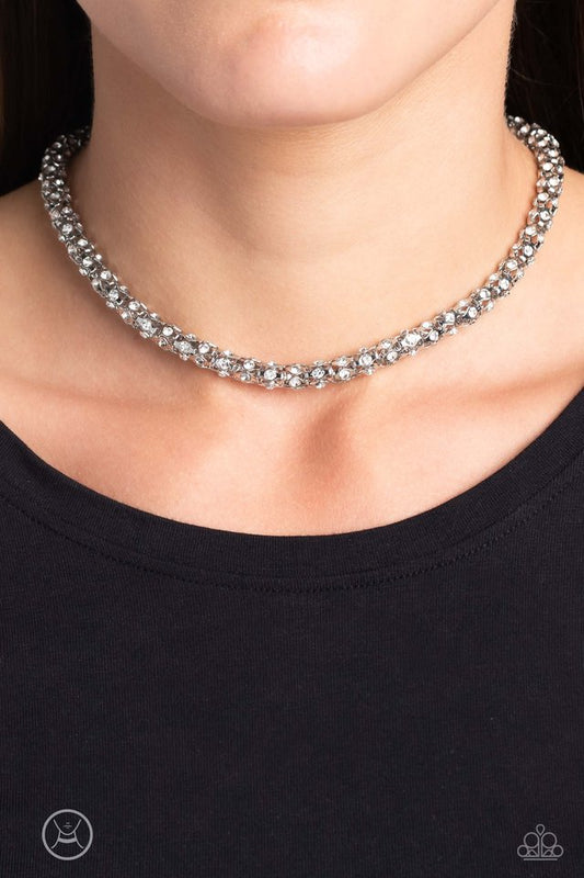 Eternal Effulgence - White - Paparazzi Necklace Image