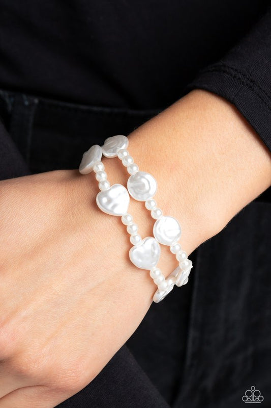 Good Time PEARL - White - Paparazzi Bracelet Image
