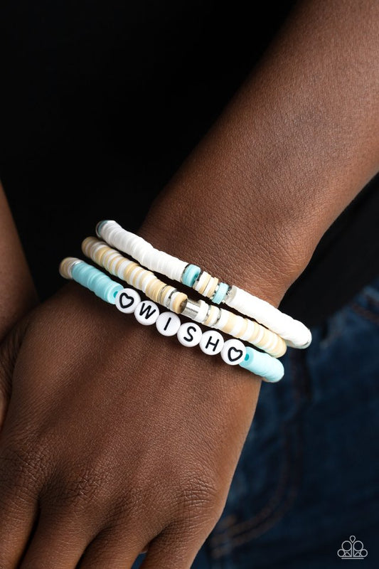 Matriarchal Melody - Blue - Paparazzi Bracelet Image