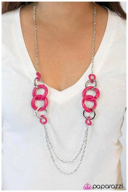 Paparazzi Necklace ~ Making Dreams Come True - Pink