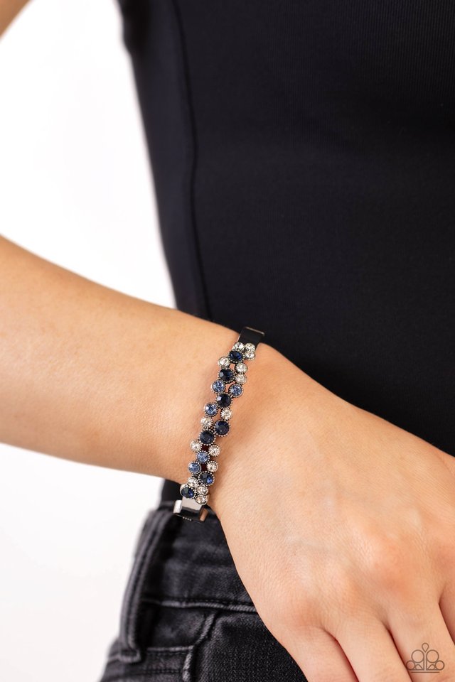 Big City Bling - Blue - Paparazzi Bracelet Image