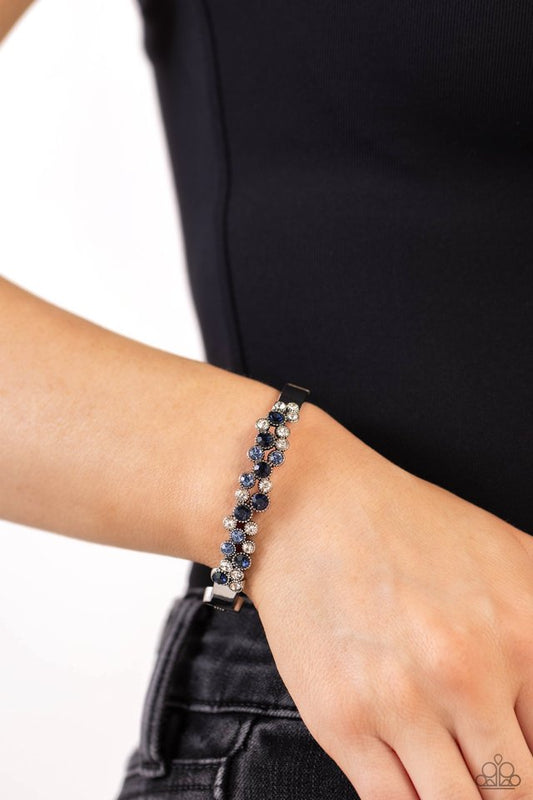 Big City Bling - Blue - Paparazzi Bracelet Image