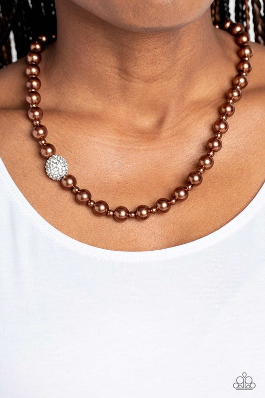 Countess Chic - Brown - Paparazzi Necklace Image