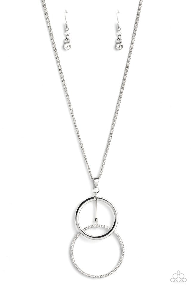 Wishing Well Whimsy - White - Paparazzi Necklace Image