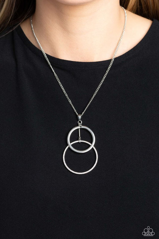 Wishing Well Whimsy - White - Paparazzi Necklace Image