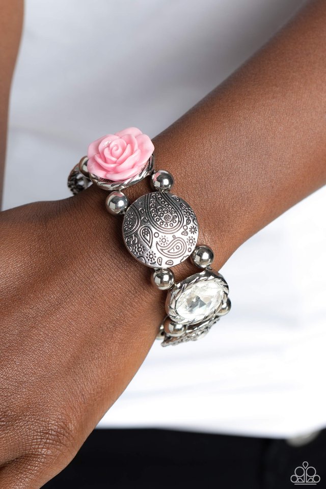 Optimistic Oasis - Pink - Paparazzi Bracelet Image