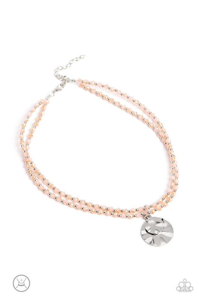 Compacted Cosmos - Pink - Paparazzi Necklace Image