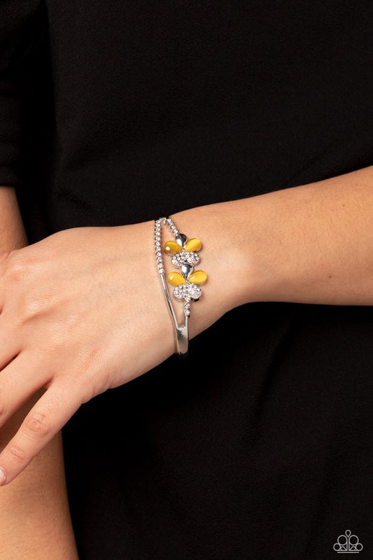 Broadway Stage - Yellow - Paparazzi Bracelet Image