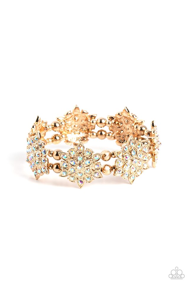 Scintillating Snowflakes - Multi - Paparazzi Bracelet Image