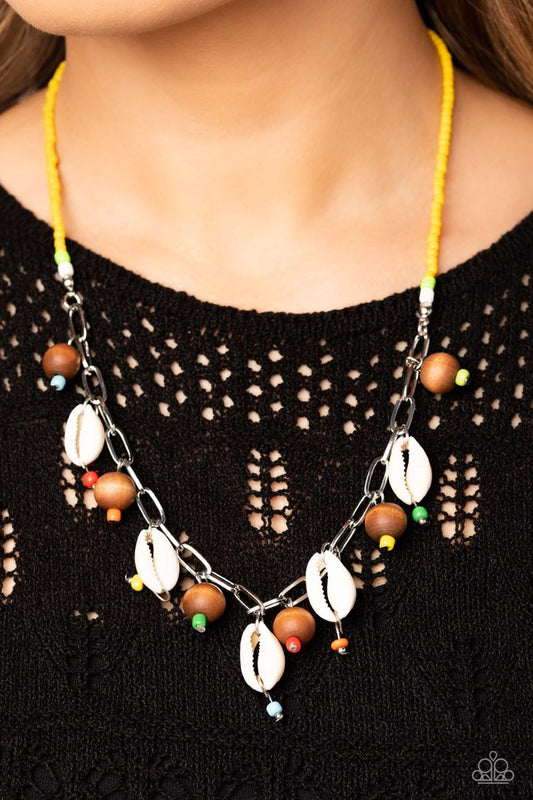 BEACH for the Sun - Multi - Paparazzi Necklace Image
