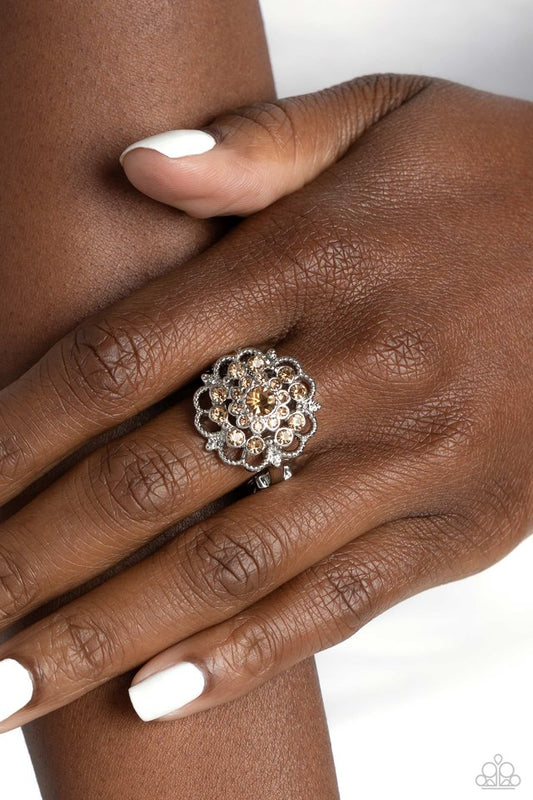 Love ROSE - Brown - Paparazzi Ring Image