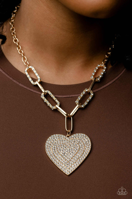 Paparazzi Necklace ~ Roadside Romance - Gold