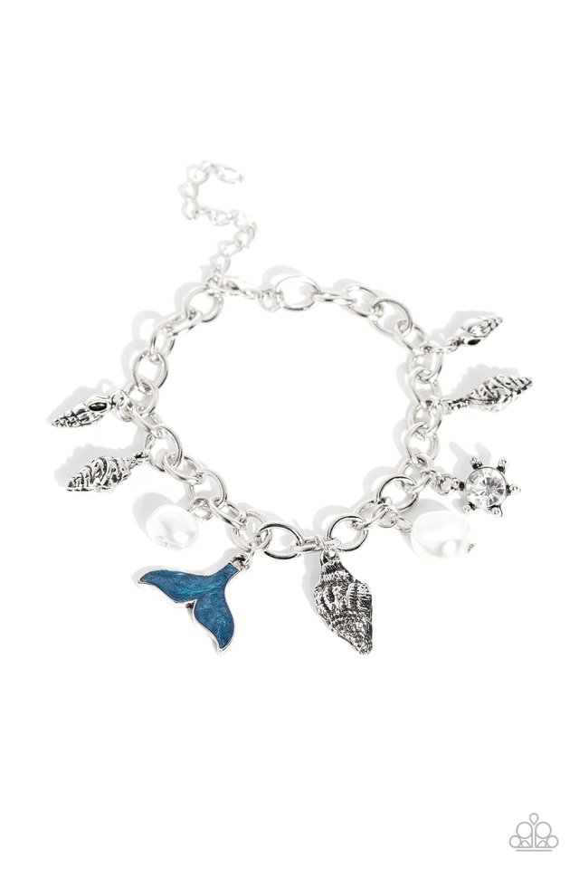 MERMAID For Each Other - Blue - Paparazzi Bracelet Image