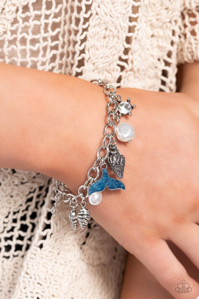 MERMAID For Each Other - Blue - Paparazzi Bracelet Image