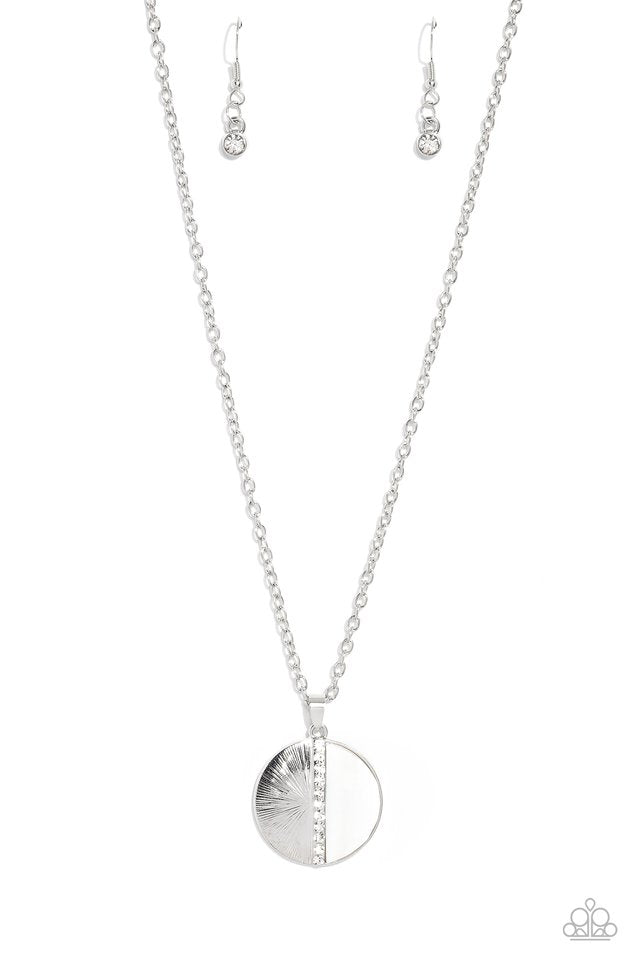 Captivating Contrast - White - Paparazzi Necklace Image