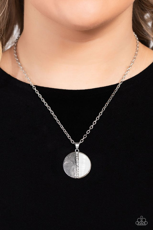 Captivating Contrast - White - Paparazzi Necklace Image