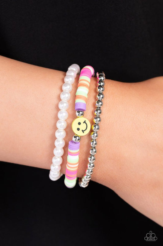 Run a SMILE - Purple - Paparazzi Bracelet Image