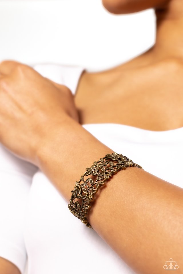 Whose VINE Is It Anyway? - Brass - Paparazzi Bracelet Image