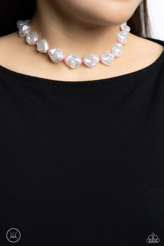 SHORE Enough - Pink - Paparazzi Necklace Image