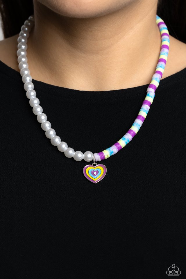 Precise Psychedelic - Purple - Paparazzi Necklace Image