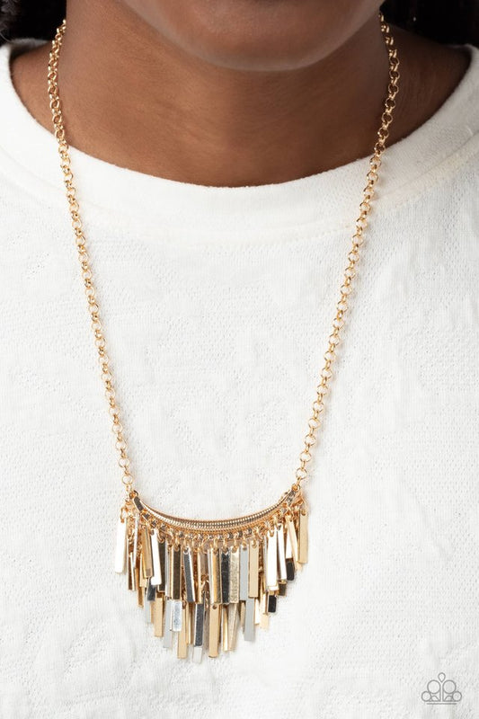 Cue the Chandelier - Multi - Paparazzi Necklace Image