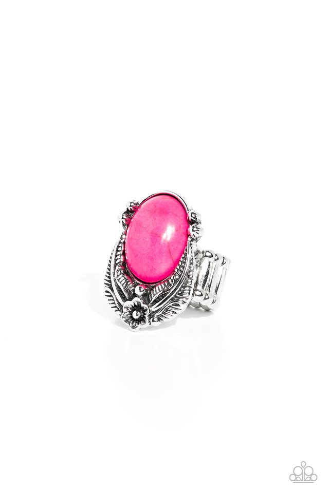 Serrated Style - Pink - Paparazzi Ring Image