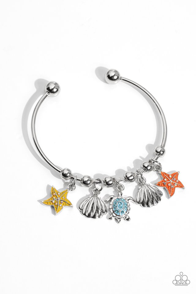 Swimming in Shimmer - Multi - Paparazzi Bracelet Image