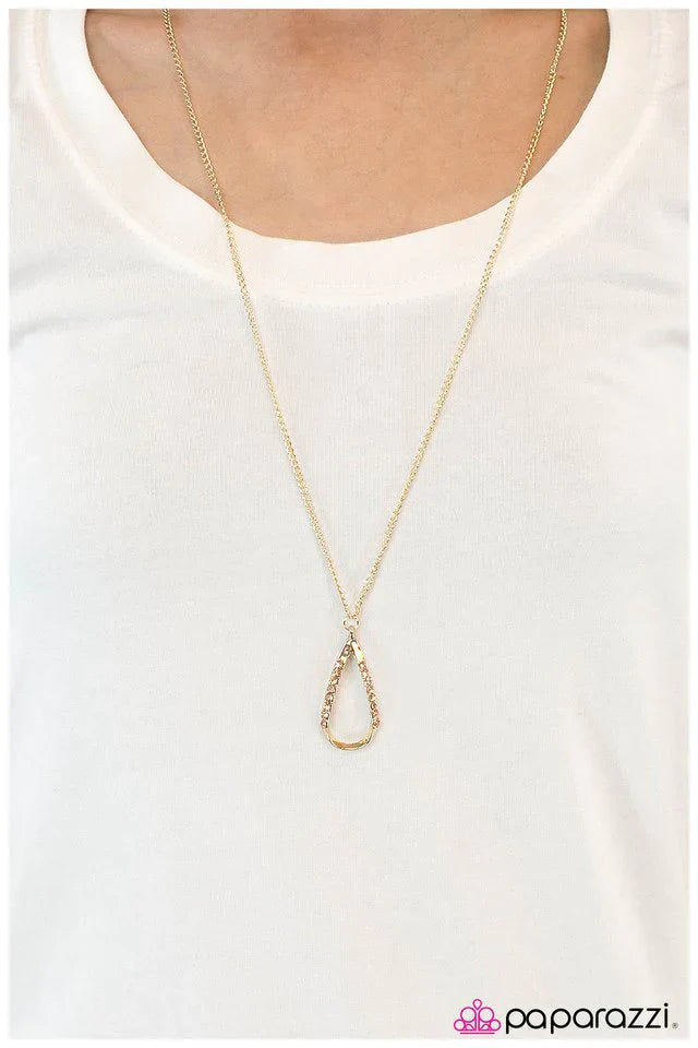 Paparazzi Necklace ~ Dont Rain On My Parade - Gold