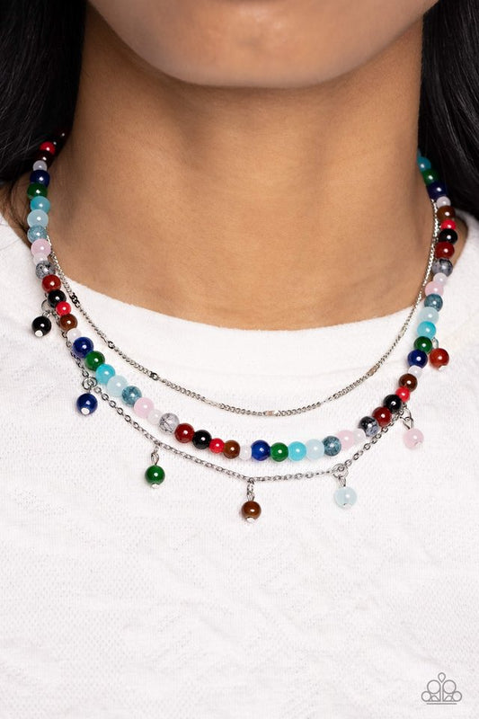 BEAD All About It - Multi - Paparazzi Necklace Image