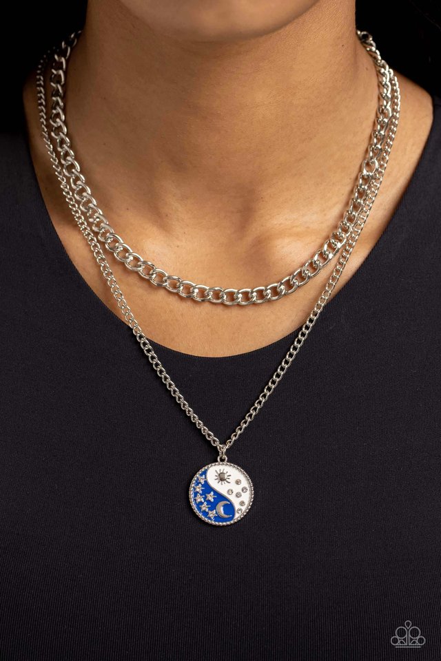 Night and Day - Blue - Paparazzi Necklace Image
