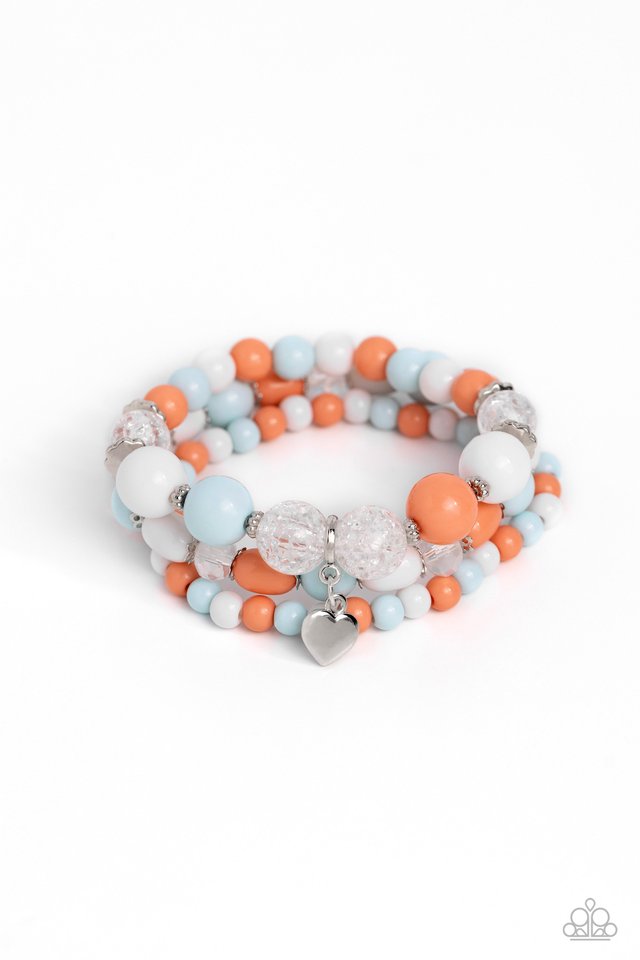 Heartfelt Haven - Blue - Paparazzi Bracelet Image