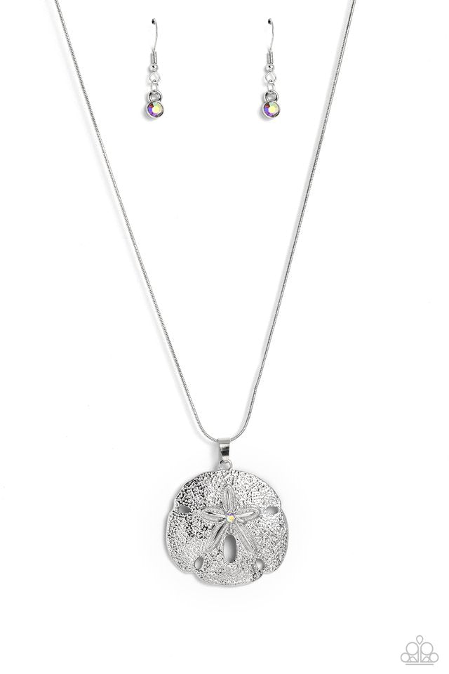 Seize the Sand Dollar - Pink - Paparazzi Necklace Image