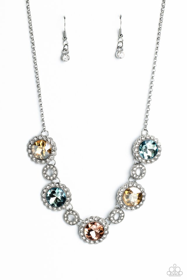 Gorgeous Gems - Multi - Paparazzi Necklace Image