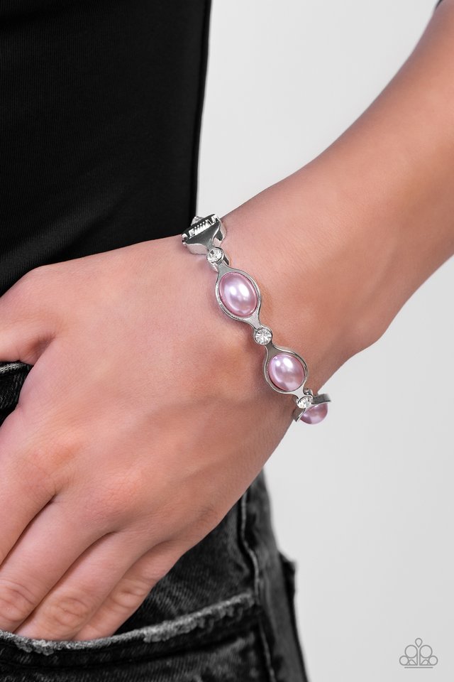 Are You Gonna Be My PEARL? - Pink - Paparazzi Bracelet Image