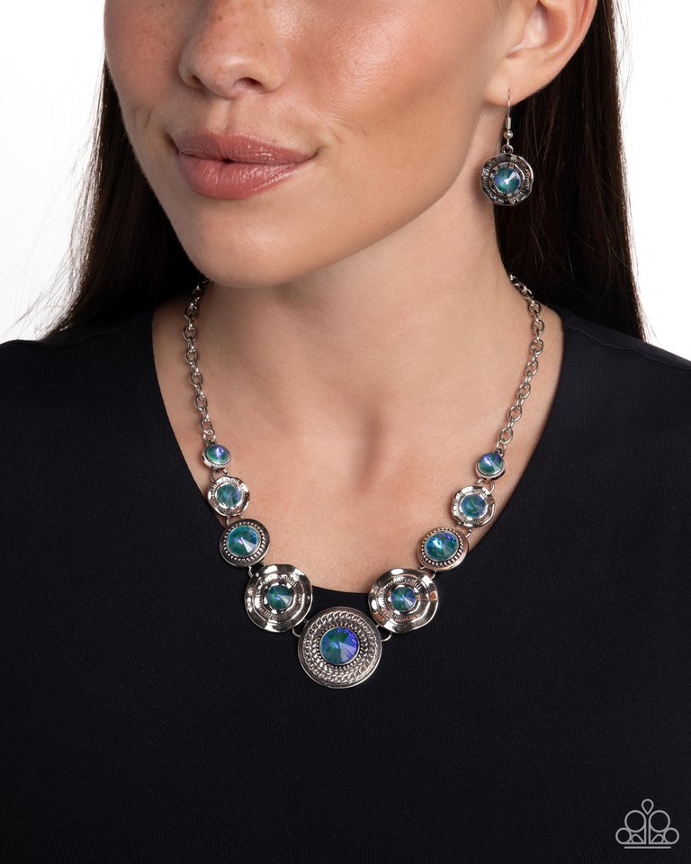 Treasure Chest Couture - Green - Paparazzi Necklace Image