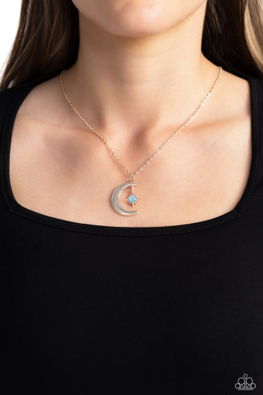 Stellar Sway - Rose Gold - Paparazzi Necklace Image