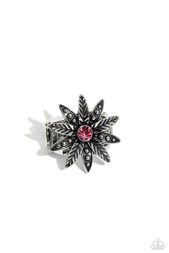 Sunflower Season - Pink - Paparazzi Ring Image