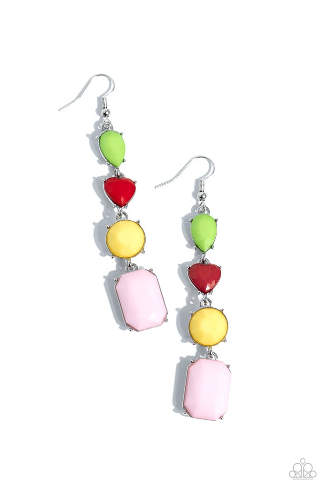 Aesthetic Assortment - Red - Paparazzi Earring Image
